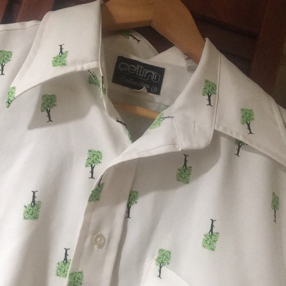 True vintage button up shirt with retro style collar - Picture 5 of 8